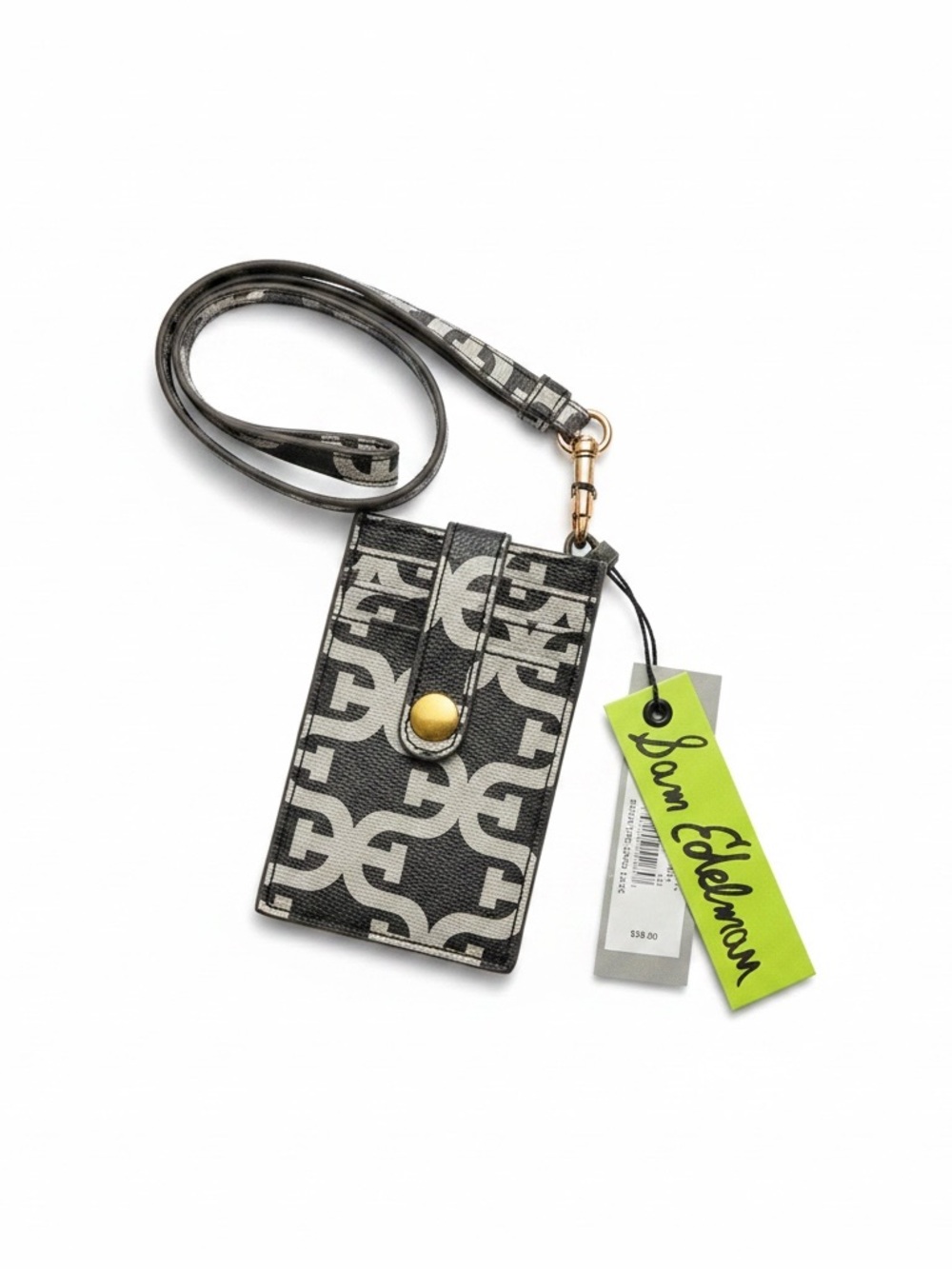 NWT Sam Edelman Women’s Lanyard Card Case Phone Crossbody Case with‎ Strap